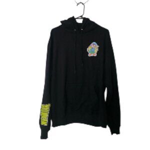 Champion Black Hoodie with Colorful Graphics